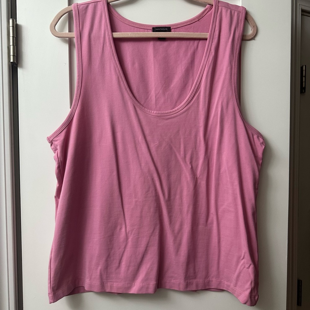 Pink Ann Taylor Tank Top